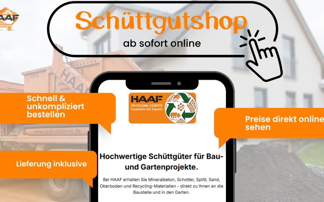 Schüttgut Lieferung Würzburg HAAF